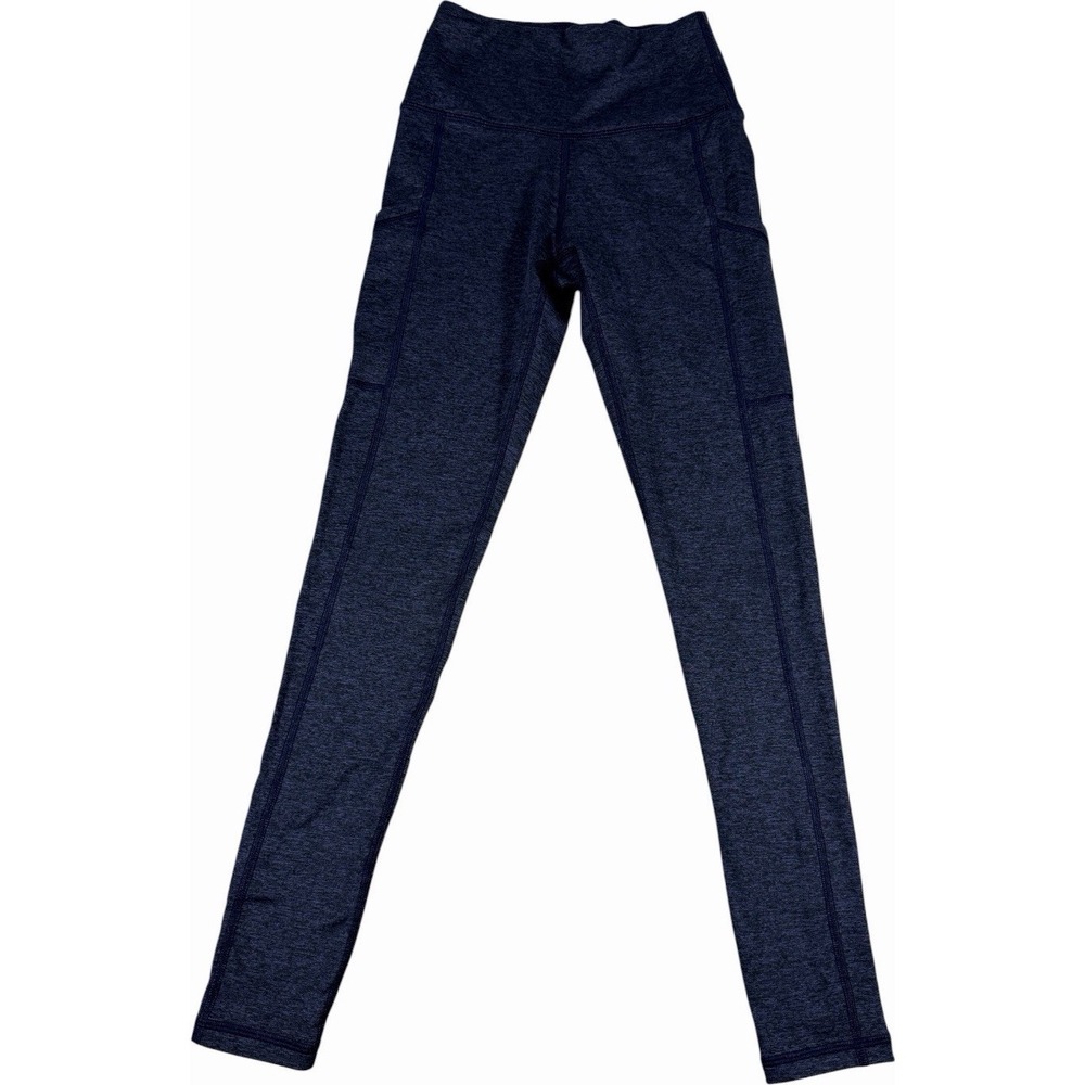 Aerie Chill Play Move High Waisted Pocket Leggings Navy Heather‎ Women's S